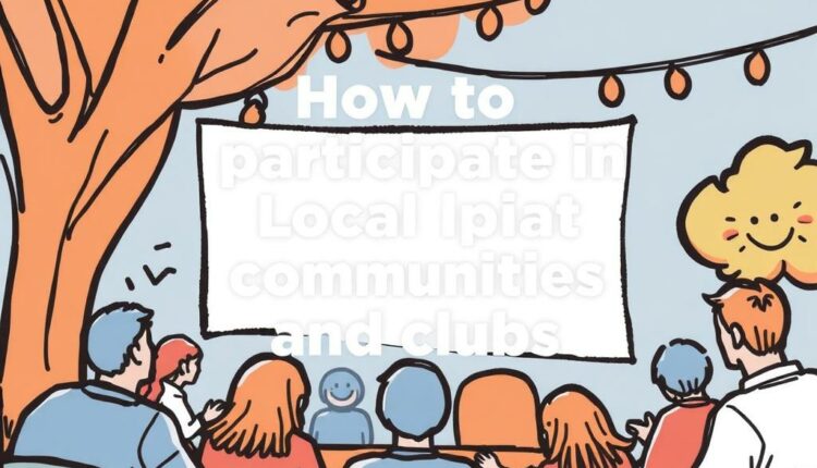 Как участвовать в местных сообществах и клубах: путь к городу, который слышит вас