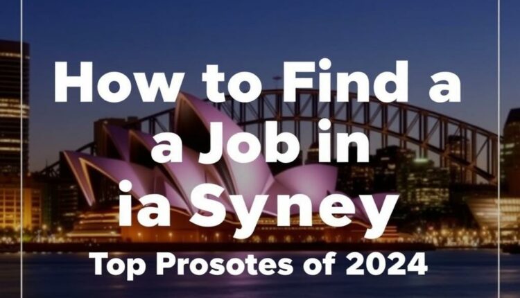 Как найти работу в Сиднее: топ‑профессий 2024 года